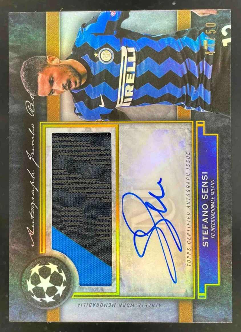 2020 Museum Collection Museum Jumbo Relics Gold #AJR-SS Stefano Sensi Auto /50
