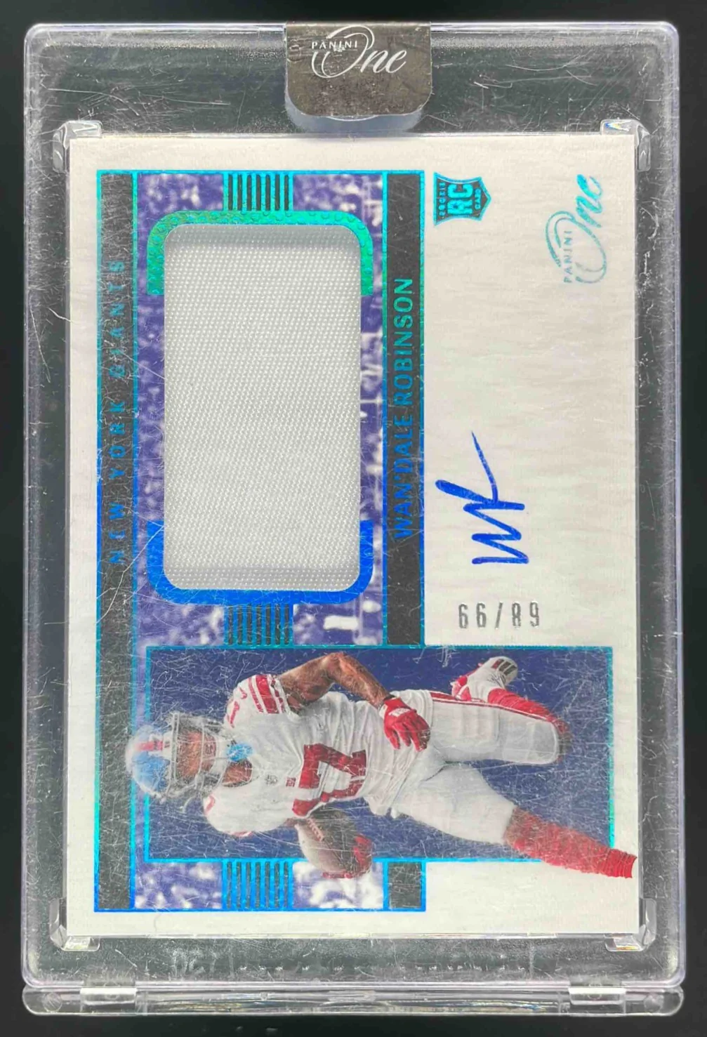 2022 Panini One Blue #15 Wan Dale Robinson Autograph RC Auto /99