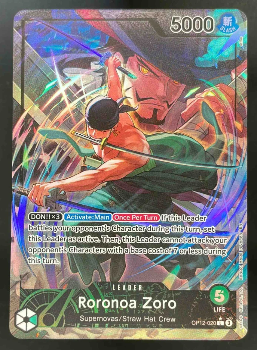 2025 One Piece Legacy of the Master Alternate Art #OP12-020 Roronoa Zoro