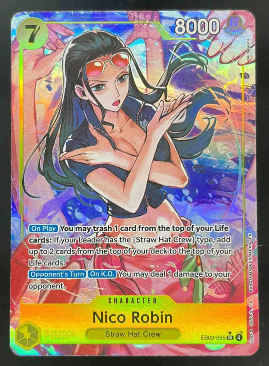2026 One Piece Heroines Edition Special Card #EB03-055 Nico Robin