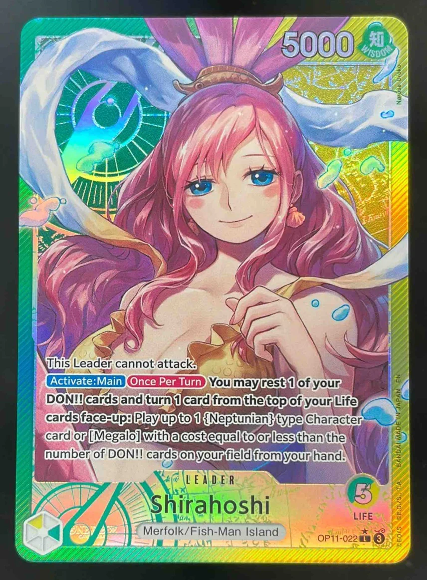 2025 One Piece A Fist of Divine Speed Leader #OP11022 Shirahoshi Alternative Art