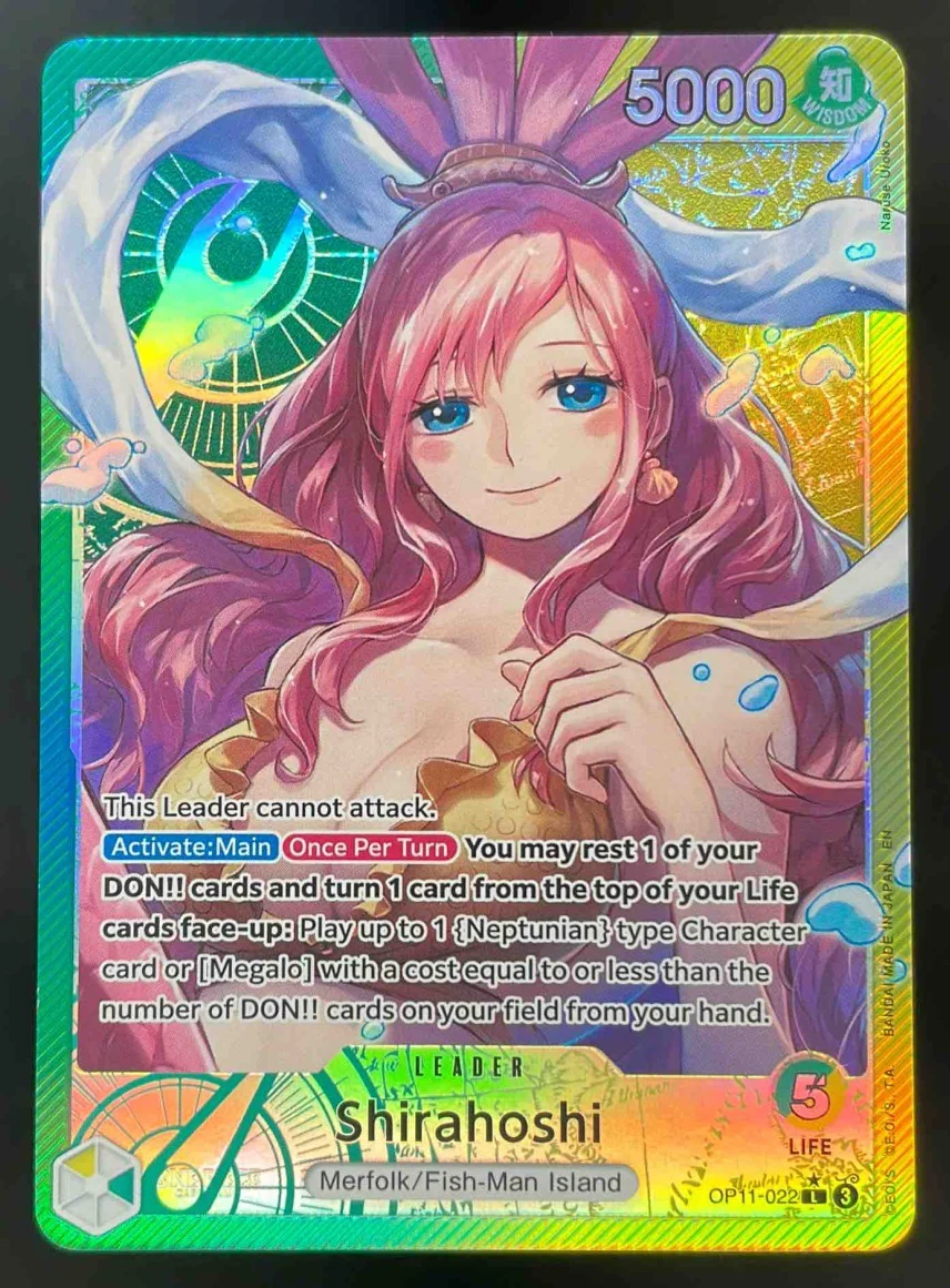 2025 One Piece A Fist of Divine Speed Leader #OP11022 Shirahoshi Alternative Art