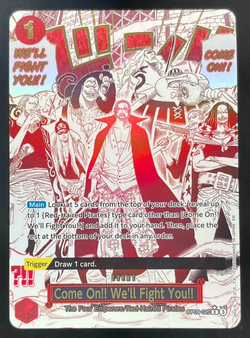 2025 One Piece The Best Vol. 2 Promo #OP09-020 Come On!! We'll Fight You!!