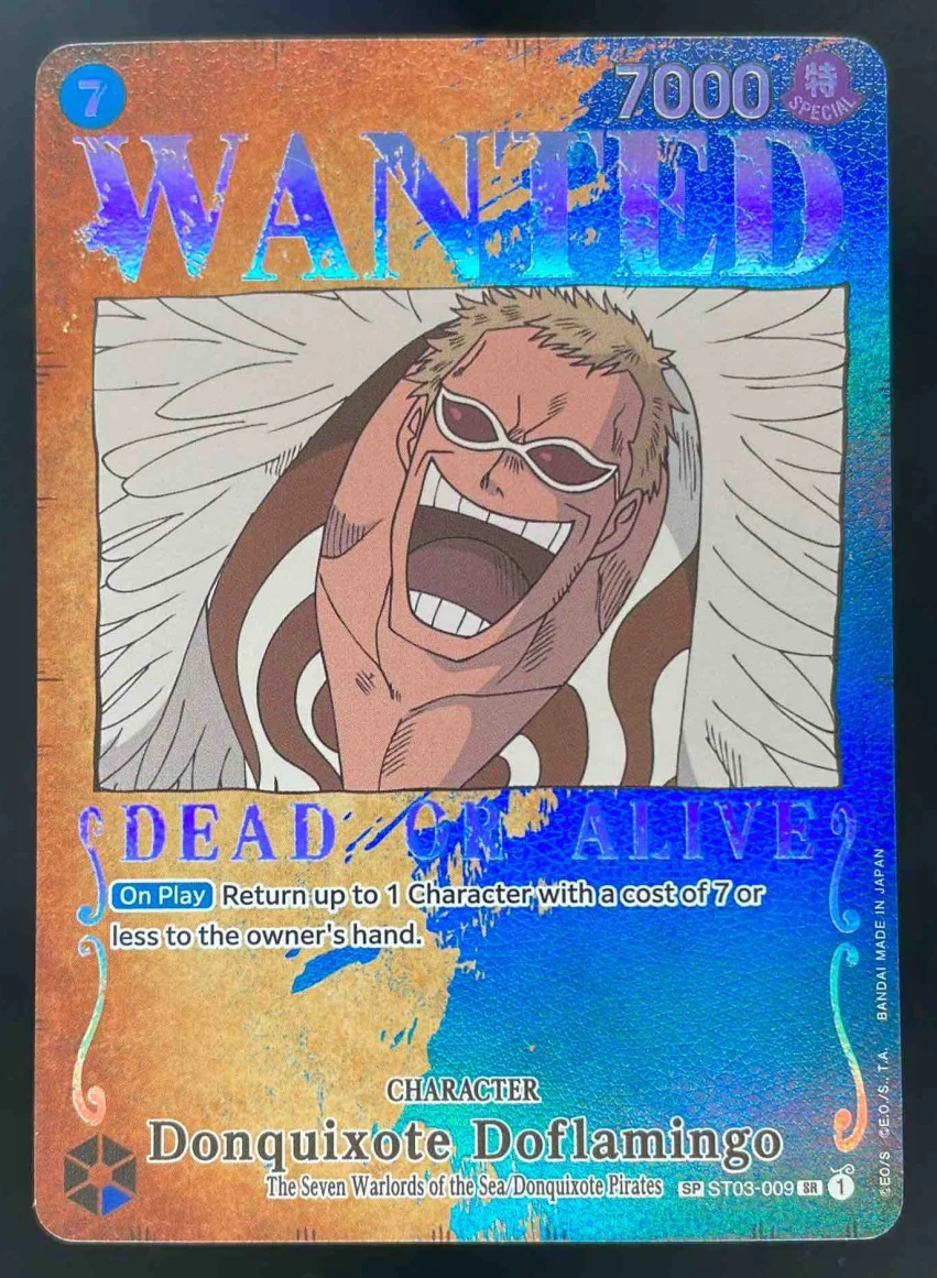 Donquixote Doflamingo Wanted Poster - Pillars of Strength OP03 One Piece
