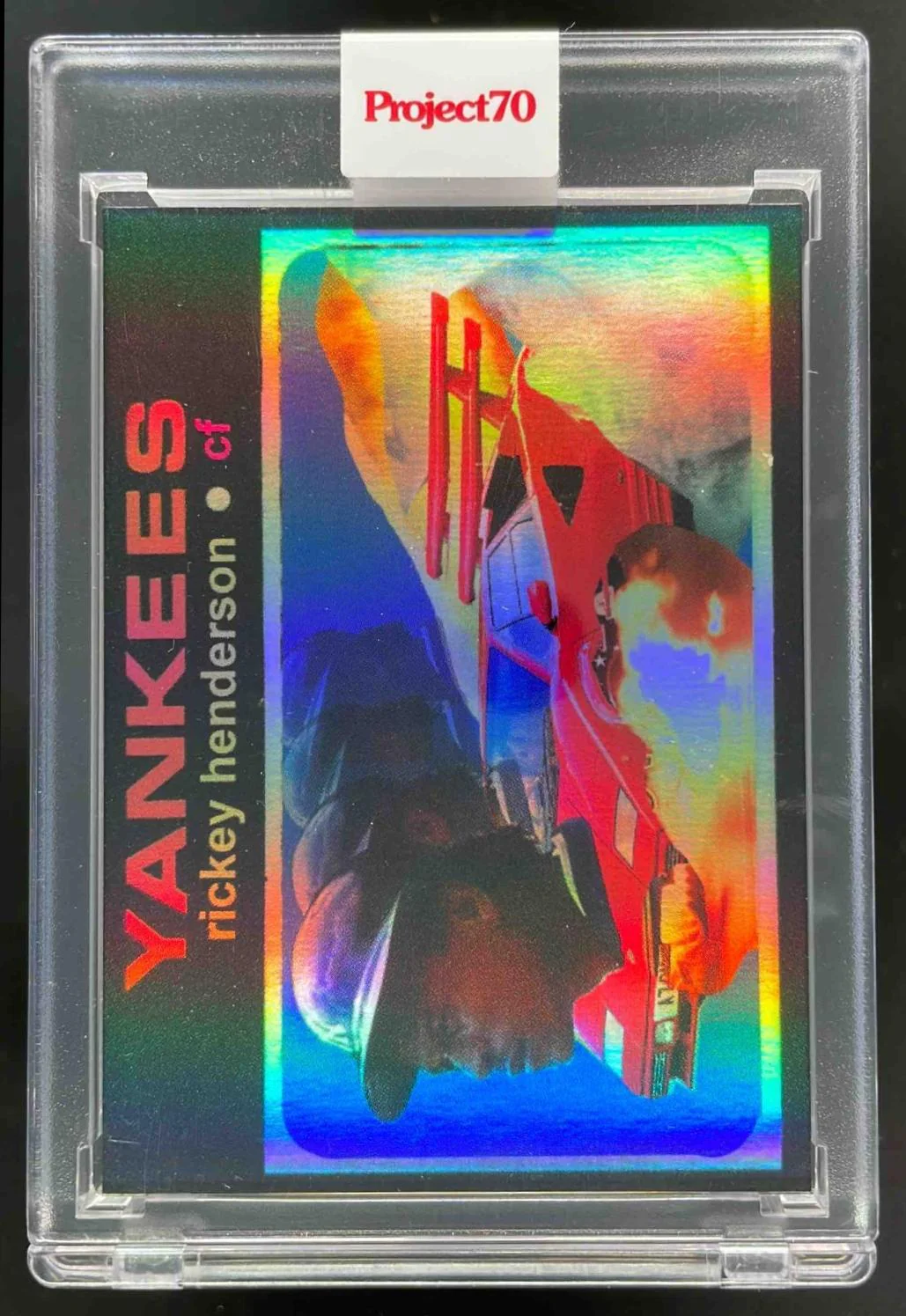 2021 Topps Project70 Rainbow Foil #76 Rickey Henderson /70