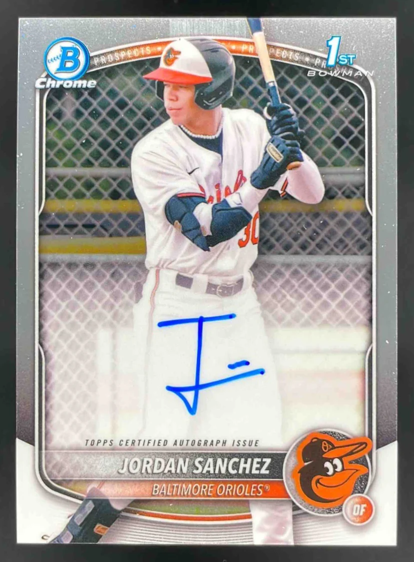 2025 Bowman Chrome Prospect Autograph #CPA-JOS Jordan Sanchez RC Auto