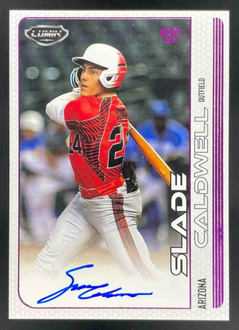 2024 Pulse Pink Autograph #PD-SC Slade Caldwell Auto /35