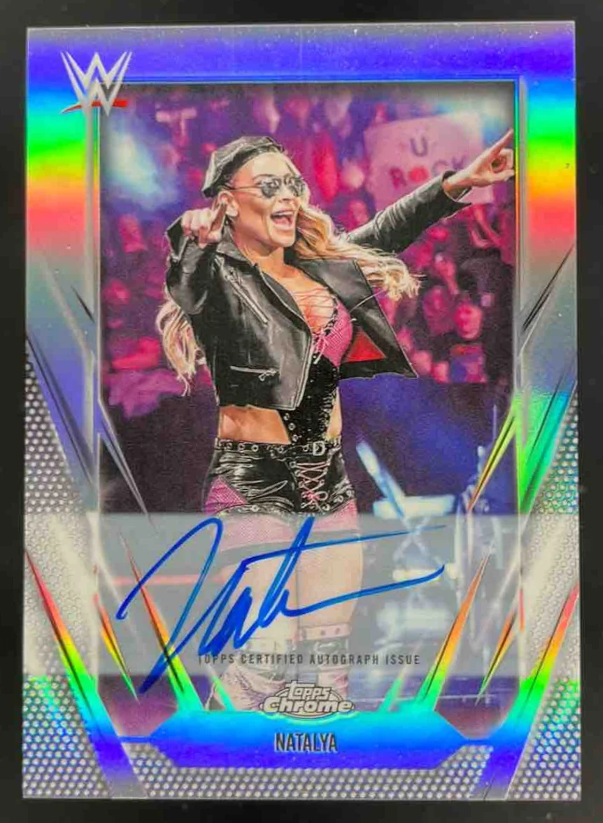 2026 Topps Chrome WWE Autograph #BCA-NAT Natalya Auto
