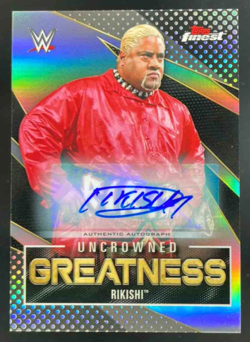 2021 Topps Finest WWE Uncrowned Greatness Autographs #UG-14 Rikishi Auto