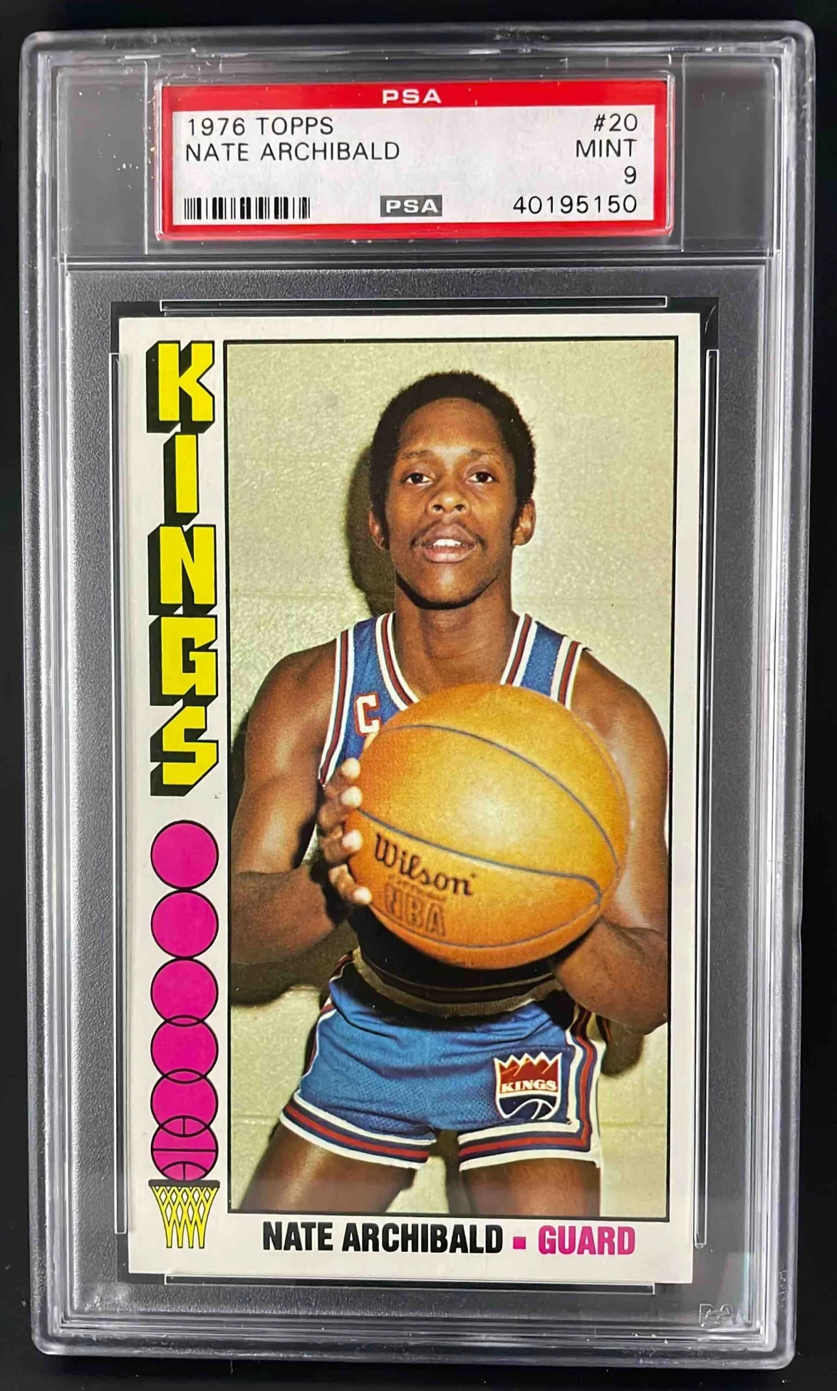 1976-77 Topps #20 Nate Archibald UER PSA 9