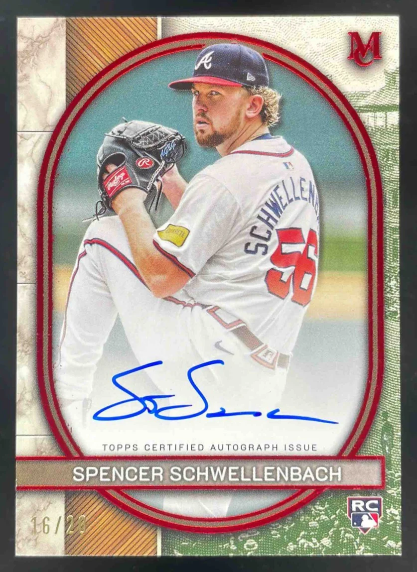 2025 Topps Museum Collection Archival Ruby Spencer Schwellenbach RC Auto /20