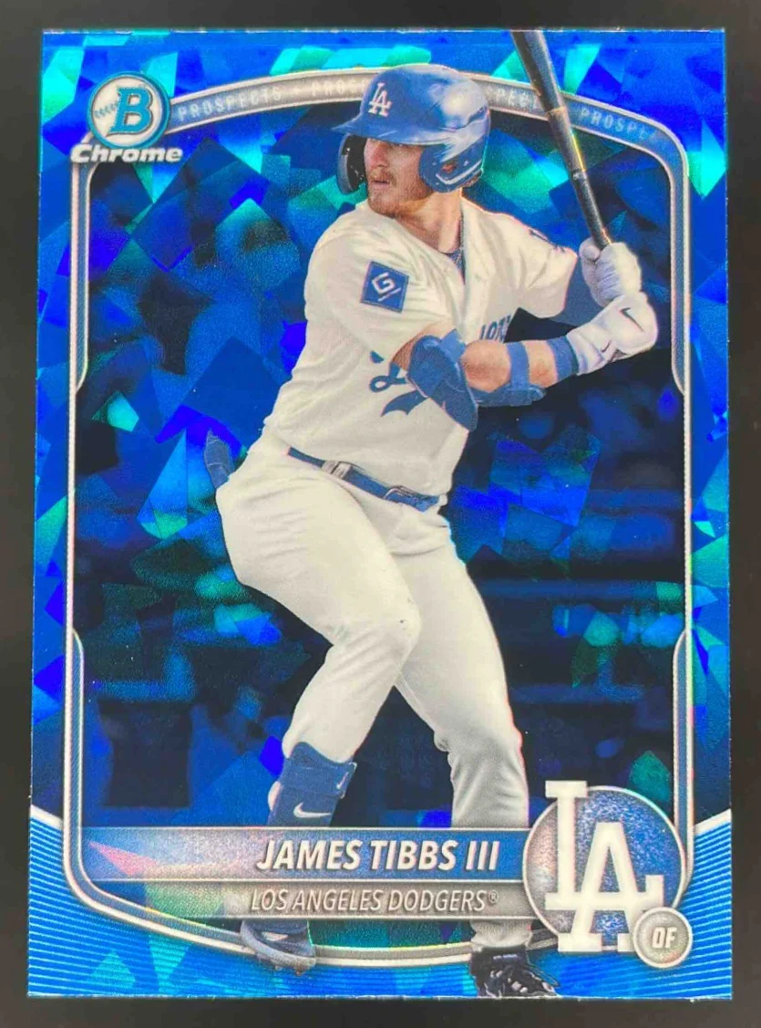 2025 Bowman Draft Sapphire Chrome #BDC-74 James Tibbs III