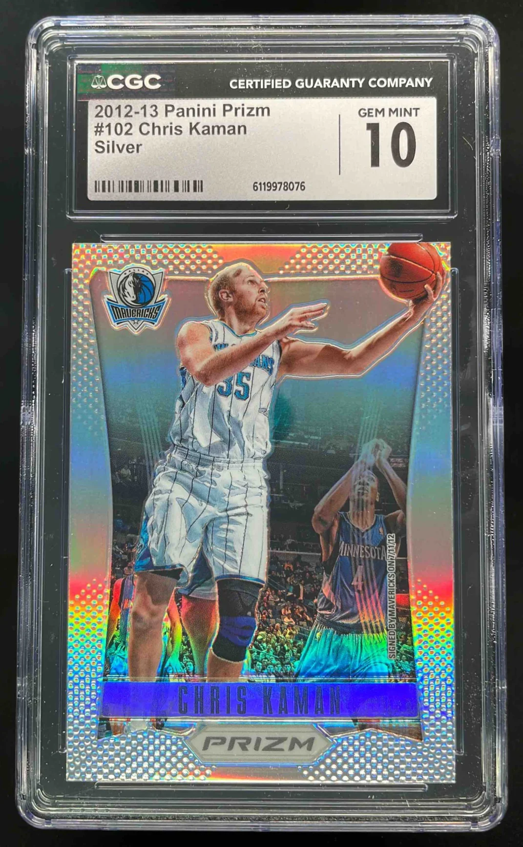 2012-13 Panini Prizm Prizms #102 Chris Kaman CGC 10