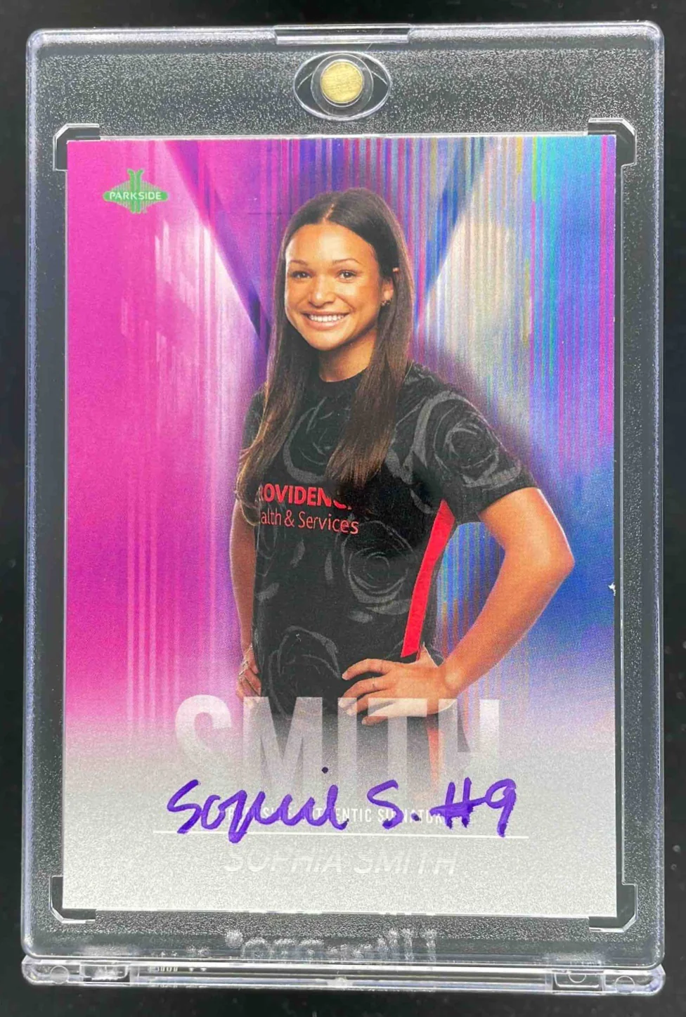 2025 Parkside NWSL Series 1 Signature Series Purple Auto #SS-SS Sam Staab