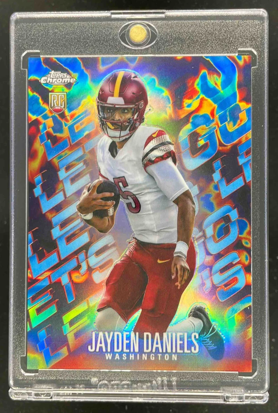 2024 Topps Chrome Let's Go! #LG-9 Jayden Daniels RC