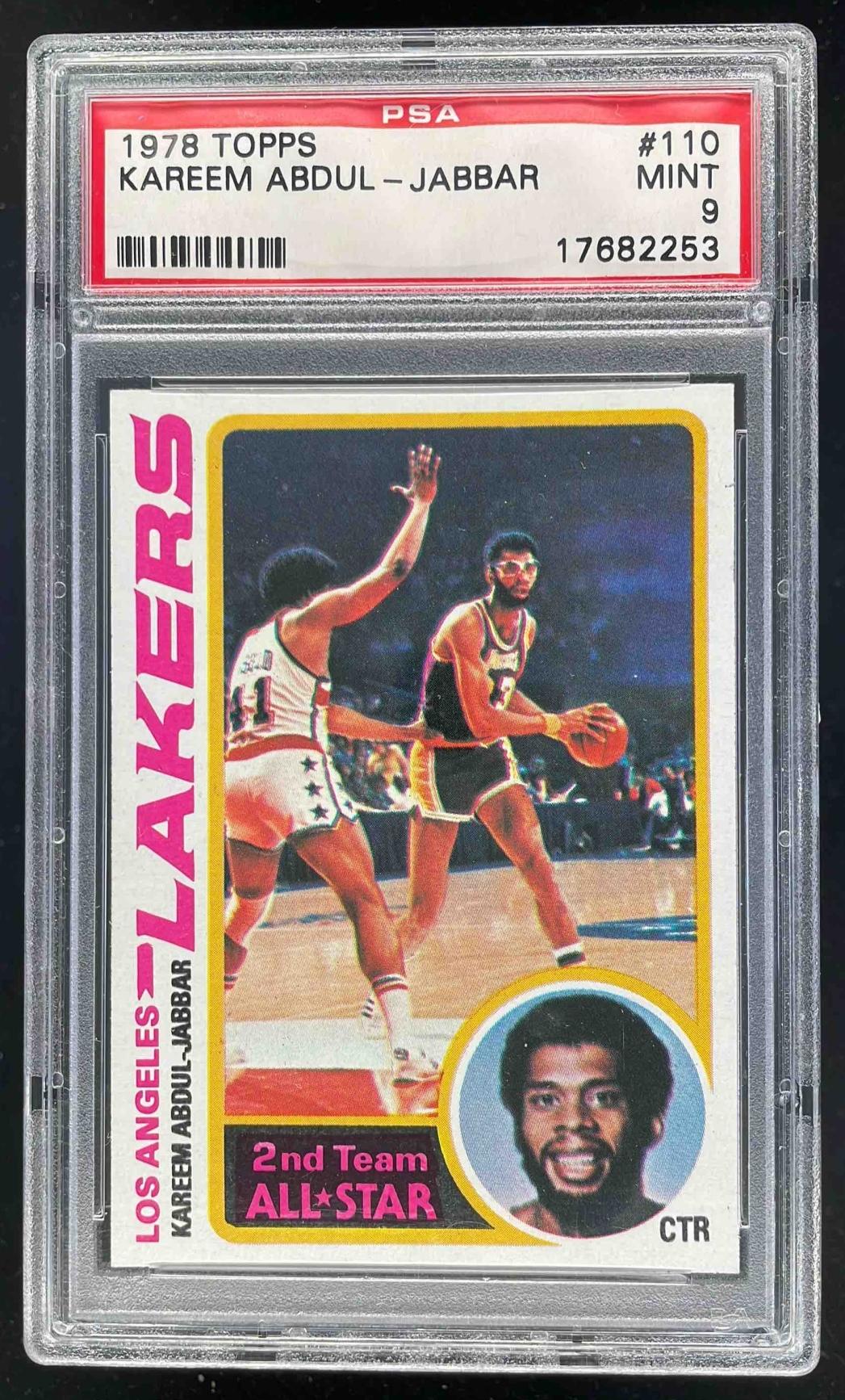 1978-79 Topps #110 Kareem Abdul-Jabbar All-Star PSA 9