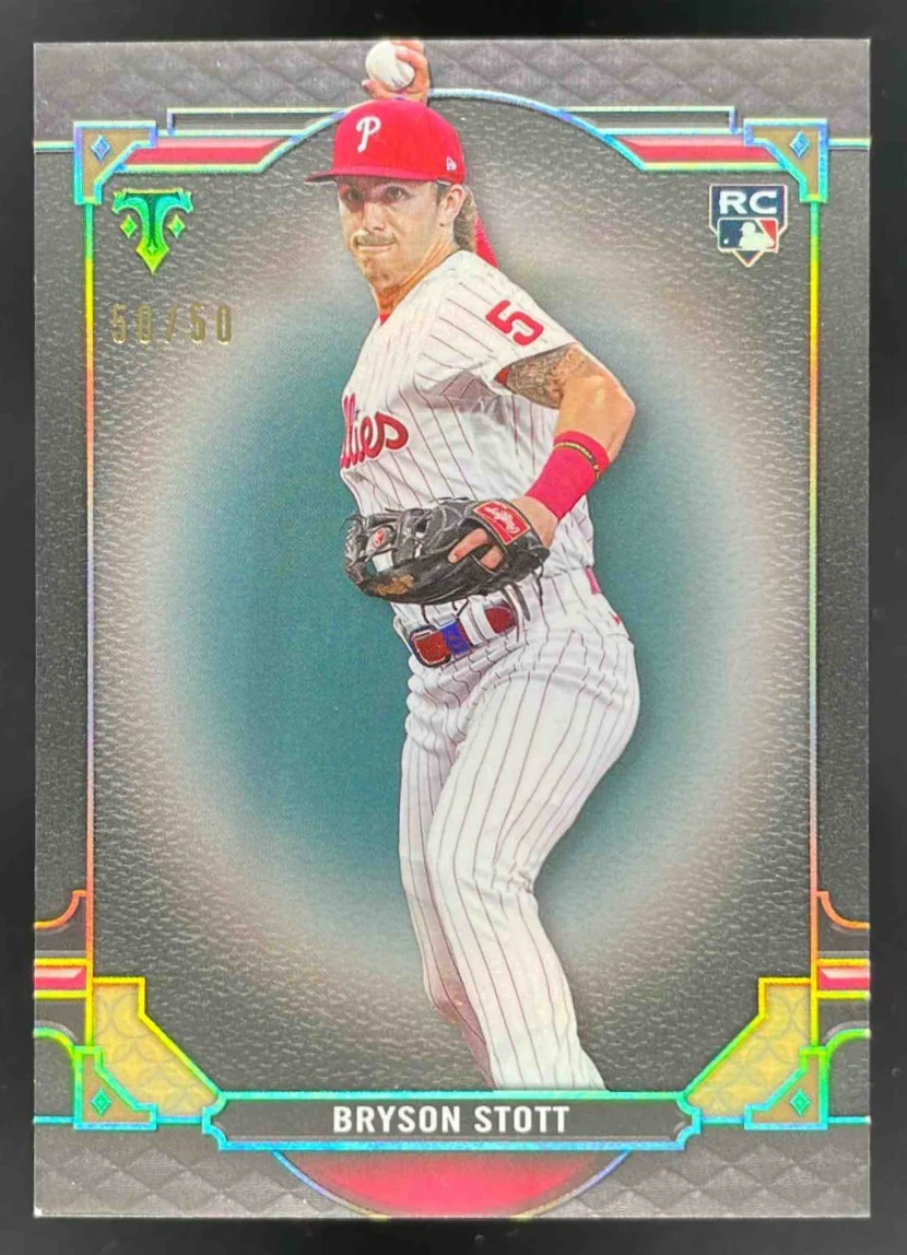2022 Topps Triple Threads Onyx #61 Bryson Stott RC /50