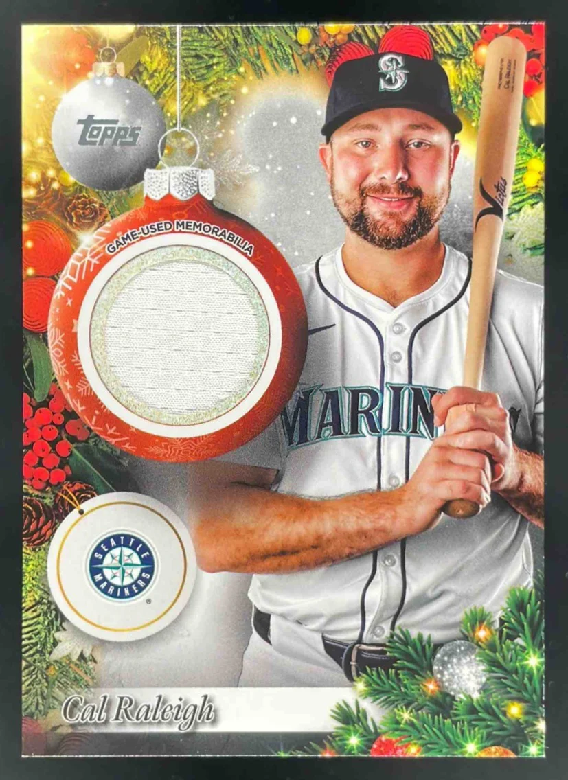 2025 Topps Holiday Player Relics #PR-CR Cal Raleigh MEM