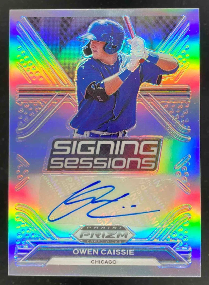 2021 Panini Prizm Draft Picks Signing Sessions #SS-OC Owen Caissie Auto