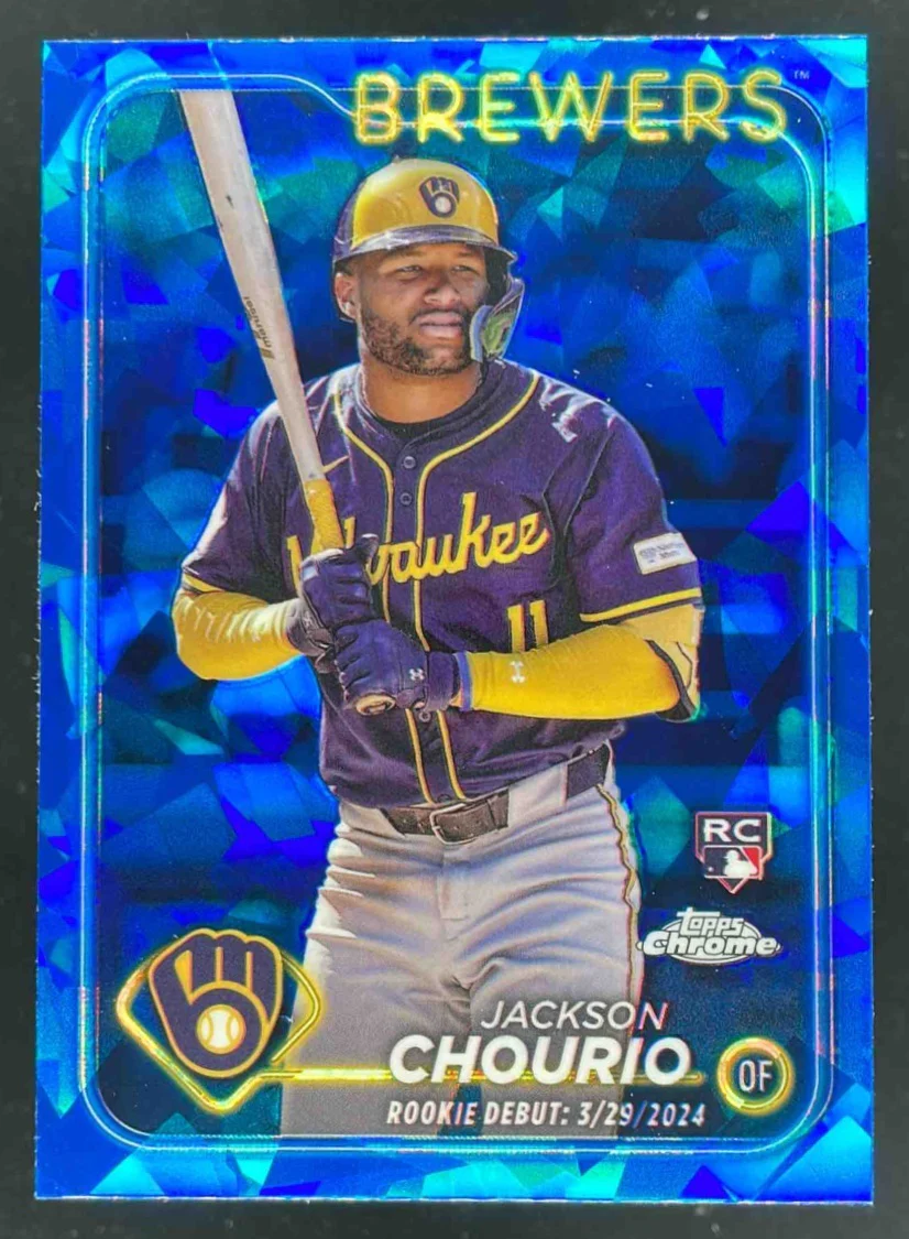 2024 Topps Chrome Update Sapphire Chrome #USCS155 Jackson Chourio RC