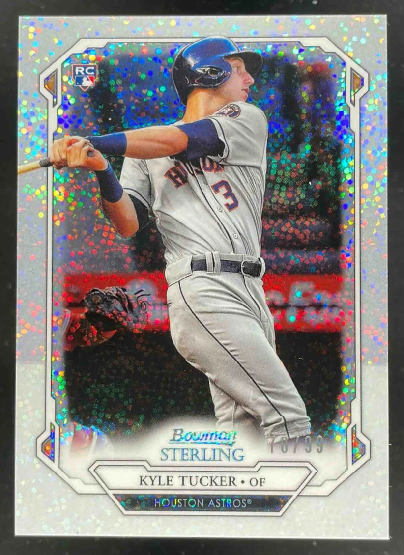2019 Bowman Sterling Speckle #BSR-51 Kyle Tucker RC /99