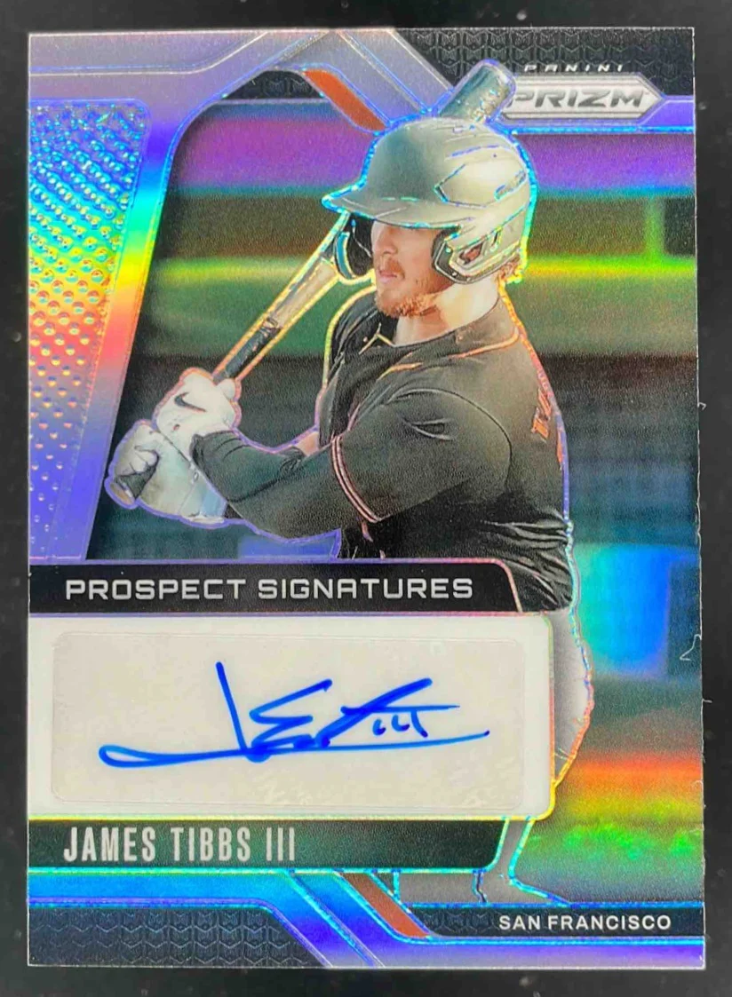 2025 Panini Prizm Prospect Signatures #PS-JT James Tibbs III Auto