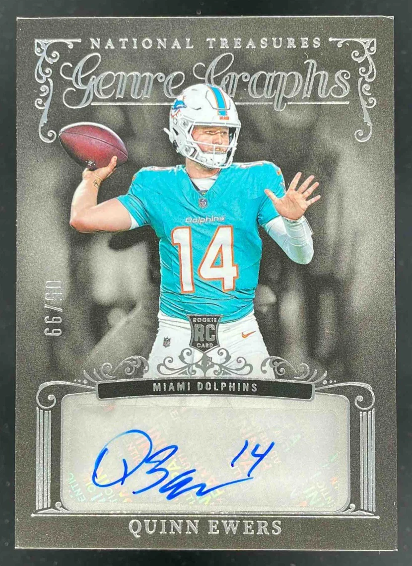 2025 National Treasures Genre Graphs #GG-QES Quinn Ewers RC Auto /99