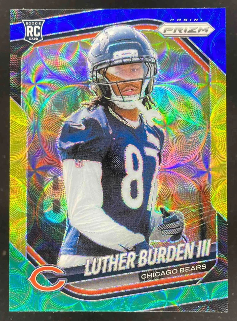 2025 Panini Prizm Choice Blue Yellow & Green Prizm #331 Luther Burden III RC