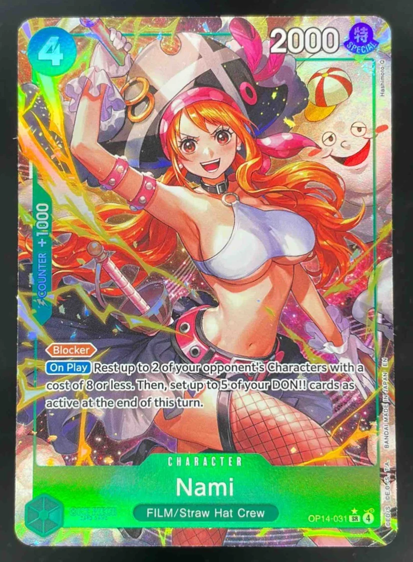 2026 One Piece Azure Sea's Seven Super Rare #OP14-031 Nami
