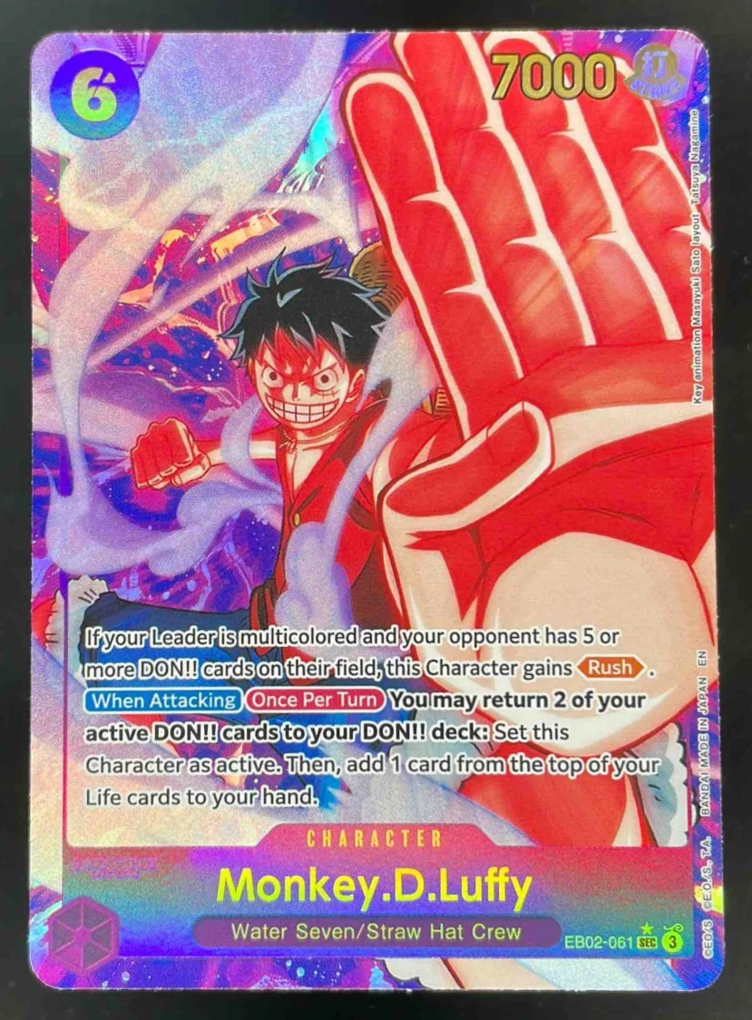 Monkey.D.Luffy 061 Alternate Art - Extra Booster: Anime 25th EB-02 One Piece