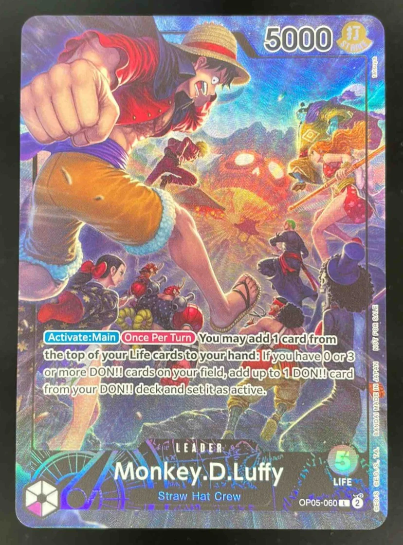 2023 One Piece Awakening of the New Era Leader #OP05-060 Monkey.D.Luffy