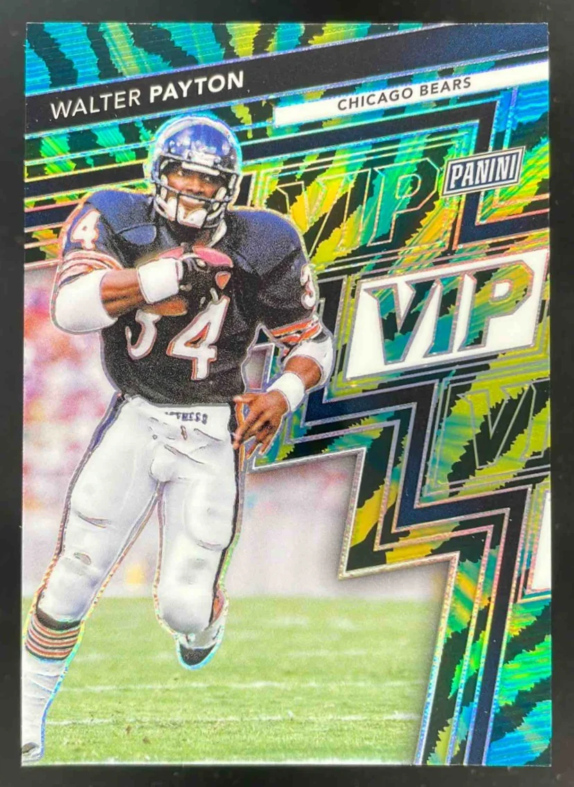 2025 Panini NSCC VIP Gold Packs Gold VIP Tiger Stripes #33 Walter Payton