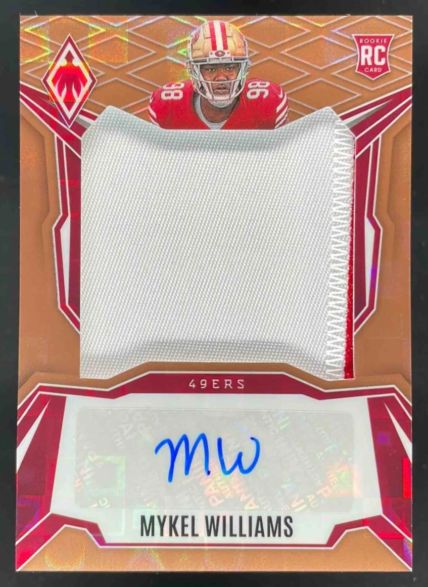 2025 Phoenix RPS Patch Bronze Pandora Prizm #37 Mykel Williams RC Auto /199