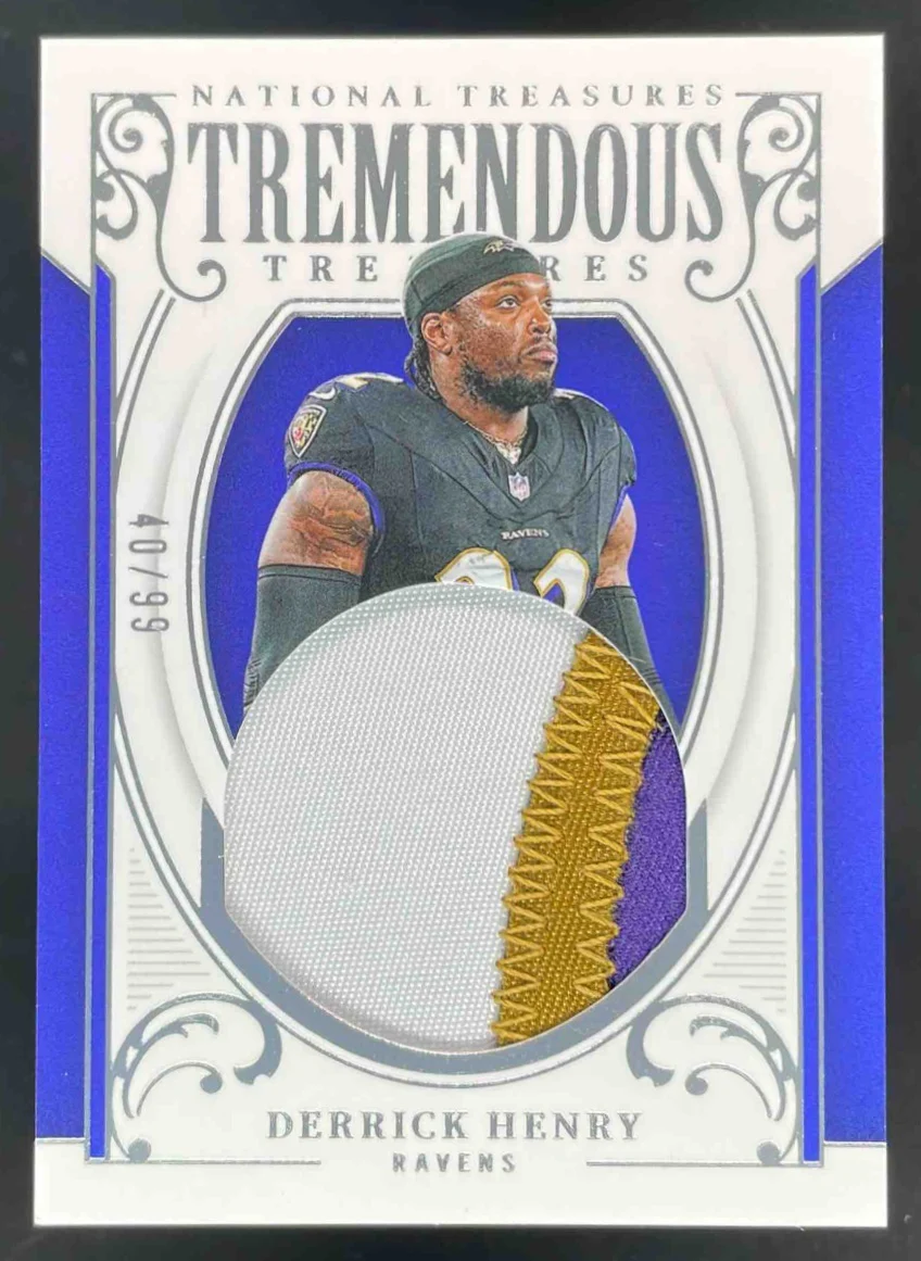 2025 Panini National Treasures Tremendous Treasures #TT-DHY Derrick Henry /99
