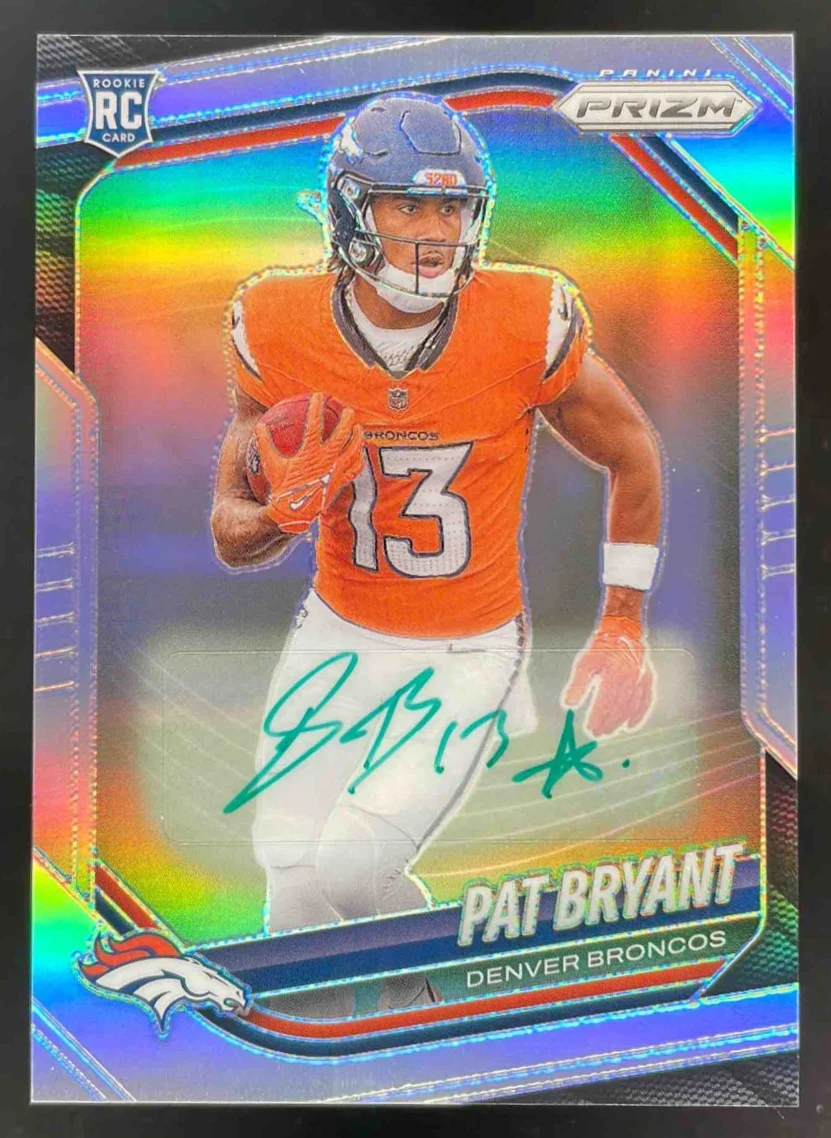 2025 Panini Prizm Rookie Autographs Silver Prizm #366 Pat Bryant RC Auto