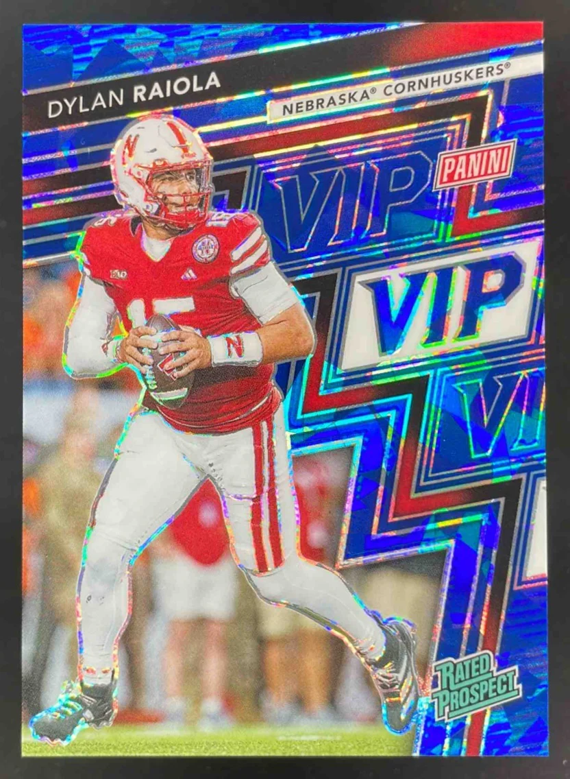 2025 NSCC VIP Gold Packs Gold VIP Blue Sparkle #RP4 Dylan Raiola Prospect /75