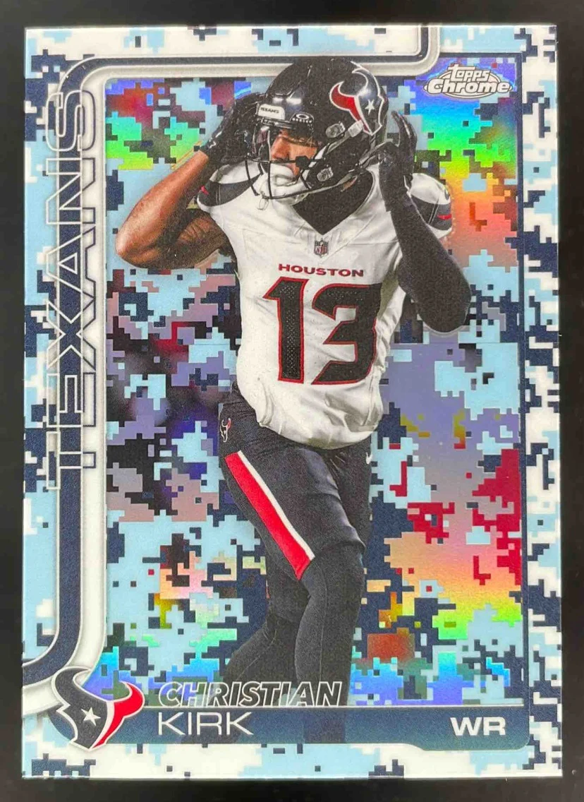 2025 Topps Chrome Team Camo Variation #117 Christian Kirk SP