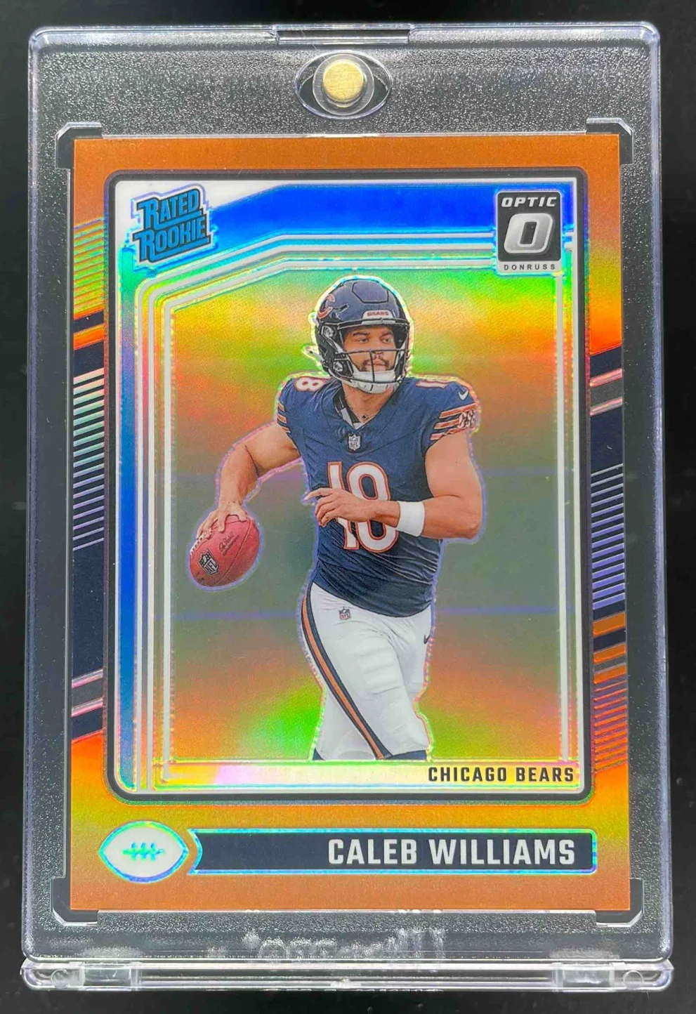 2024 Panini Donruss Optic Orange #201 Caleb Williams Rated Rookie /249