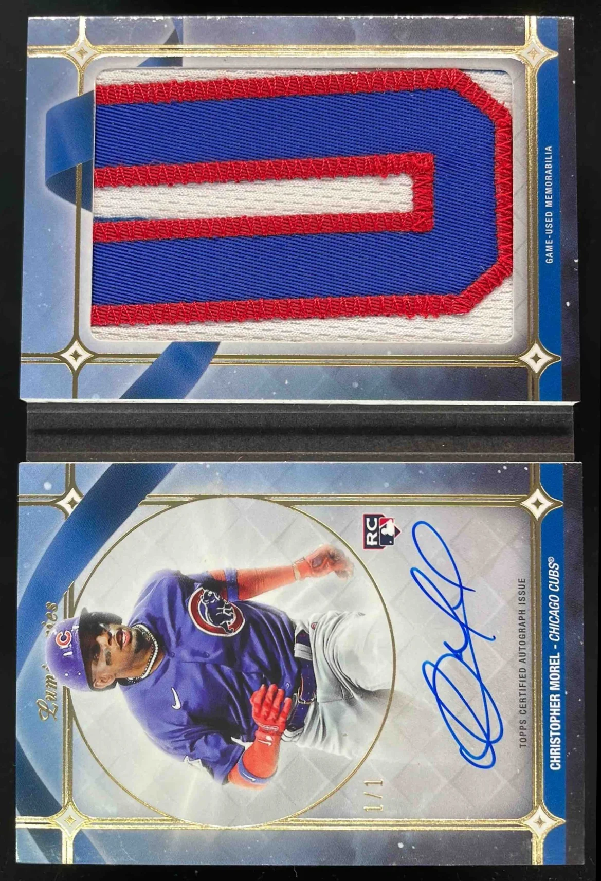 2023 Topps Luminaries Letters Book #LBC-CM Christopher Morel Autograph Auto 1/1
