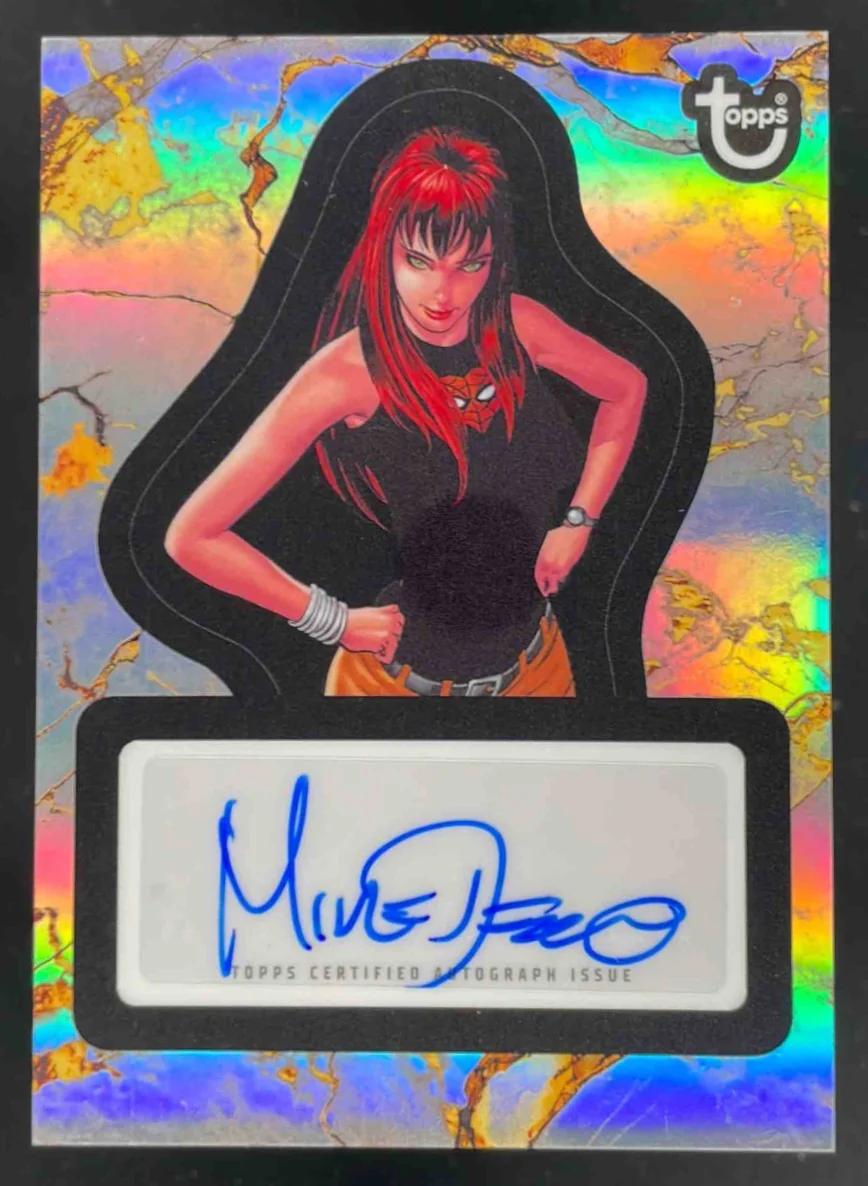 2025 Topps Marvel Comic Book Heroes 1975 Comic Book Artist Mike Deodato Jr. Auto