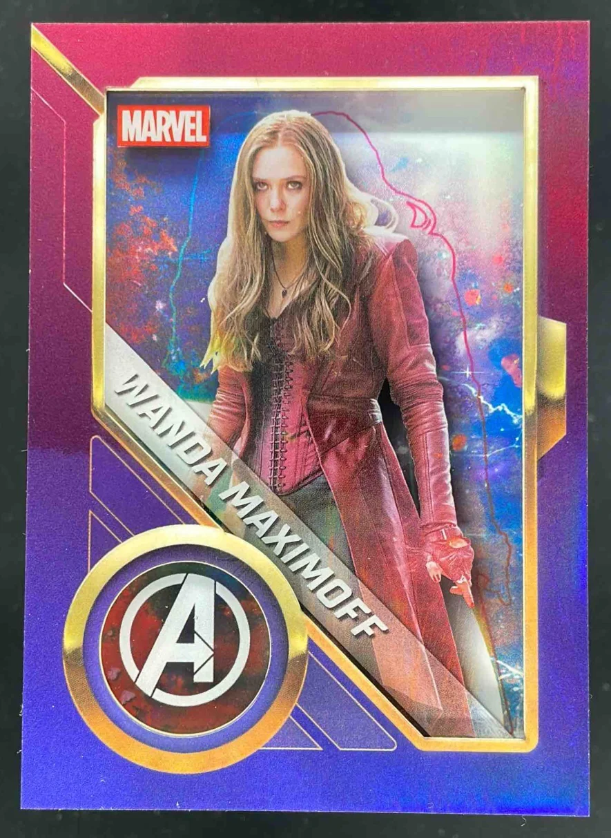 2025 Topps Chrome Marvel Studios Avengers Shadowbox #AS-11 Wanda Maximoff