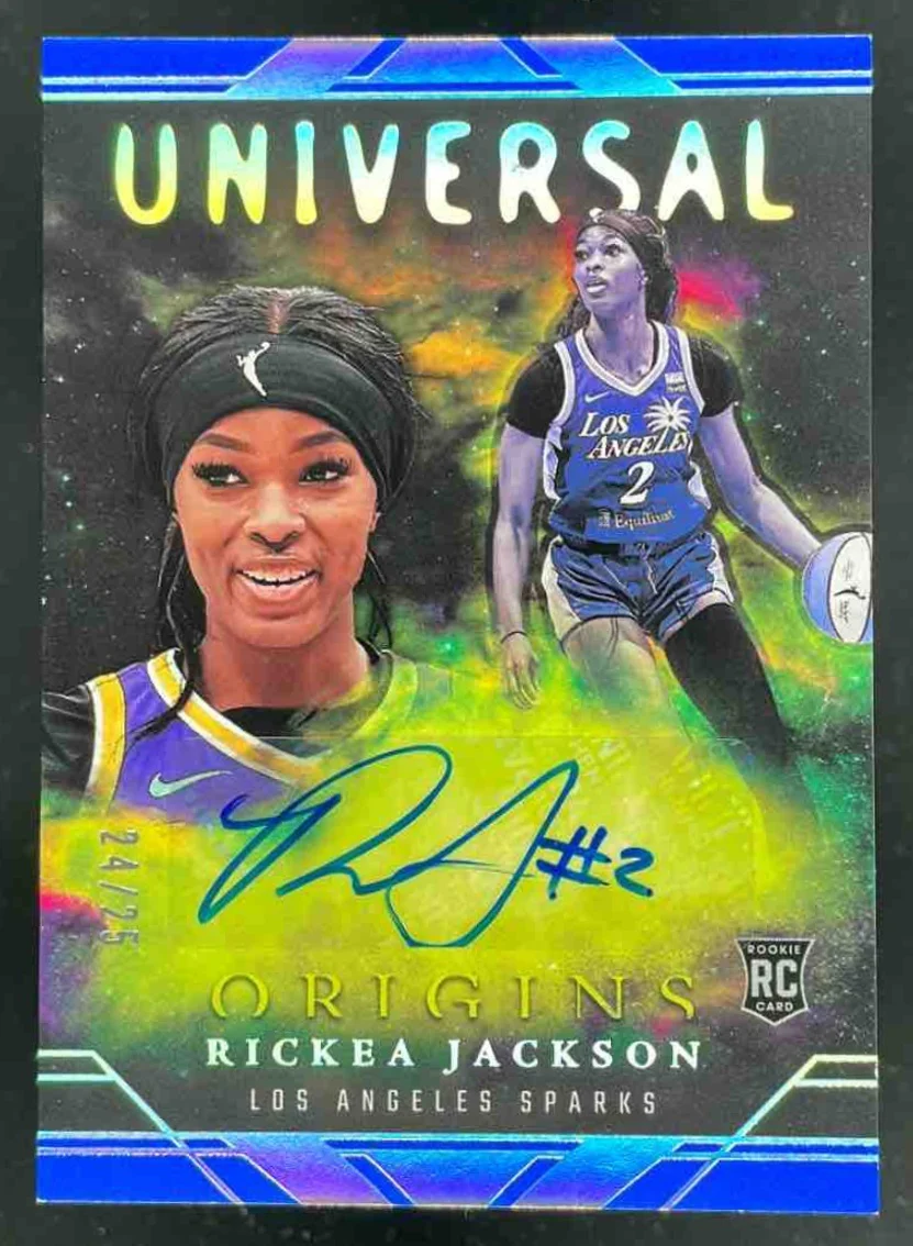2024 Origins WNBA Universal Blue #UA-RJ Rickea Jackson Auto /25