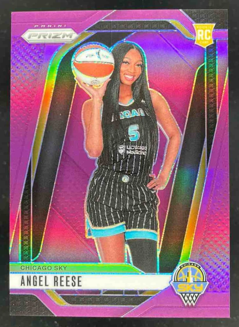 2024 Panini WNBA Prizm Purple Prizm #147 Angel Reese /149