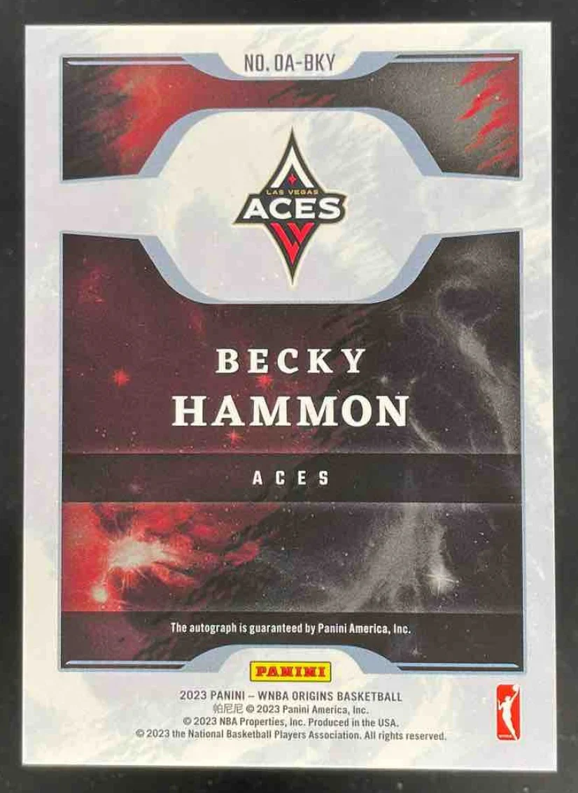 2023-24 Panini Origins WNBA Origins Autographs Red #OA-BKY Becky Hammon Auto /49 - Image 2