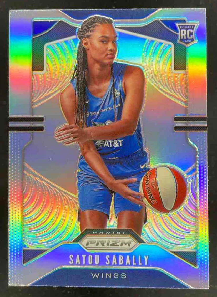 2020-21 Panini Prizm WNBA Silver Prizm #90 Satou Sabally RC
