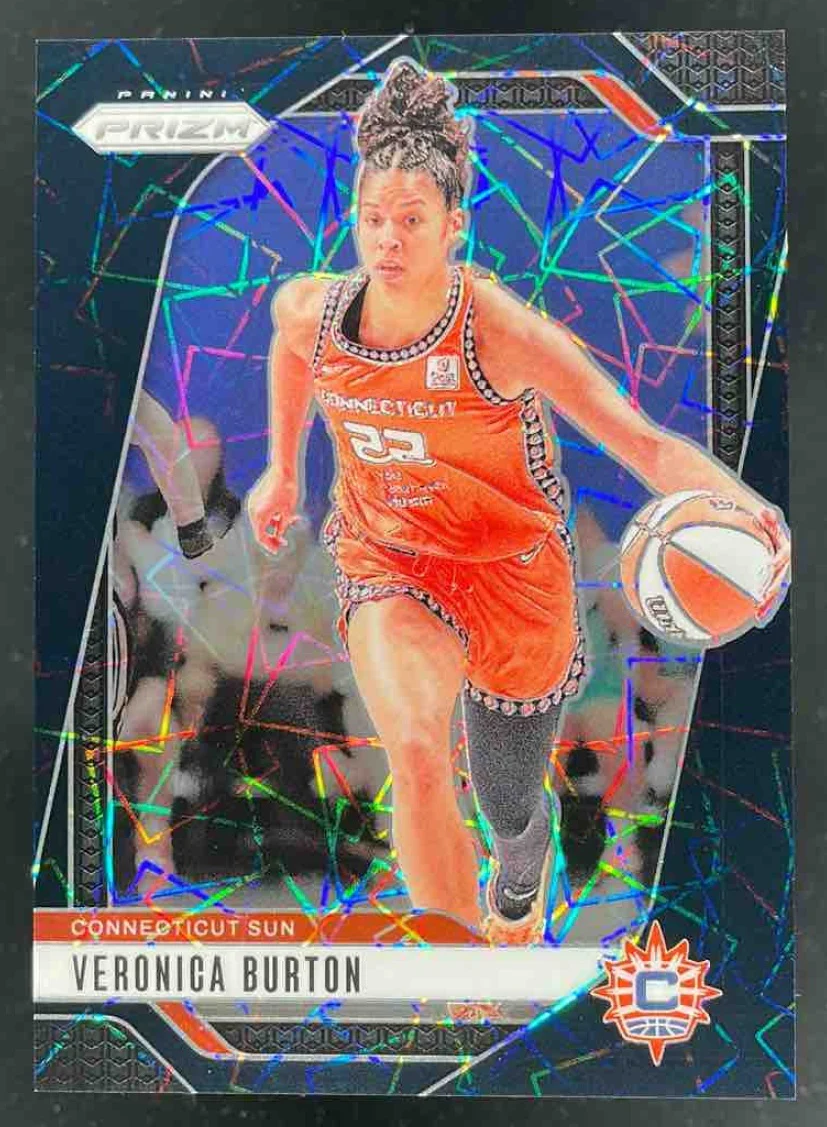 2024 Panini WNBA Prizm Black Velocity Prizm #35 Veronica Burton /39