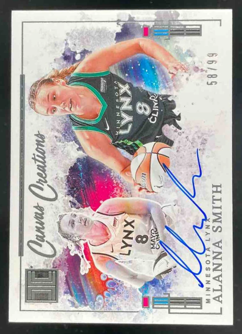 2025 Panini Impeccable WNBA Canvas Creations #12 Alanna Smith Auto /99