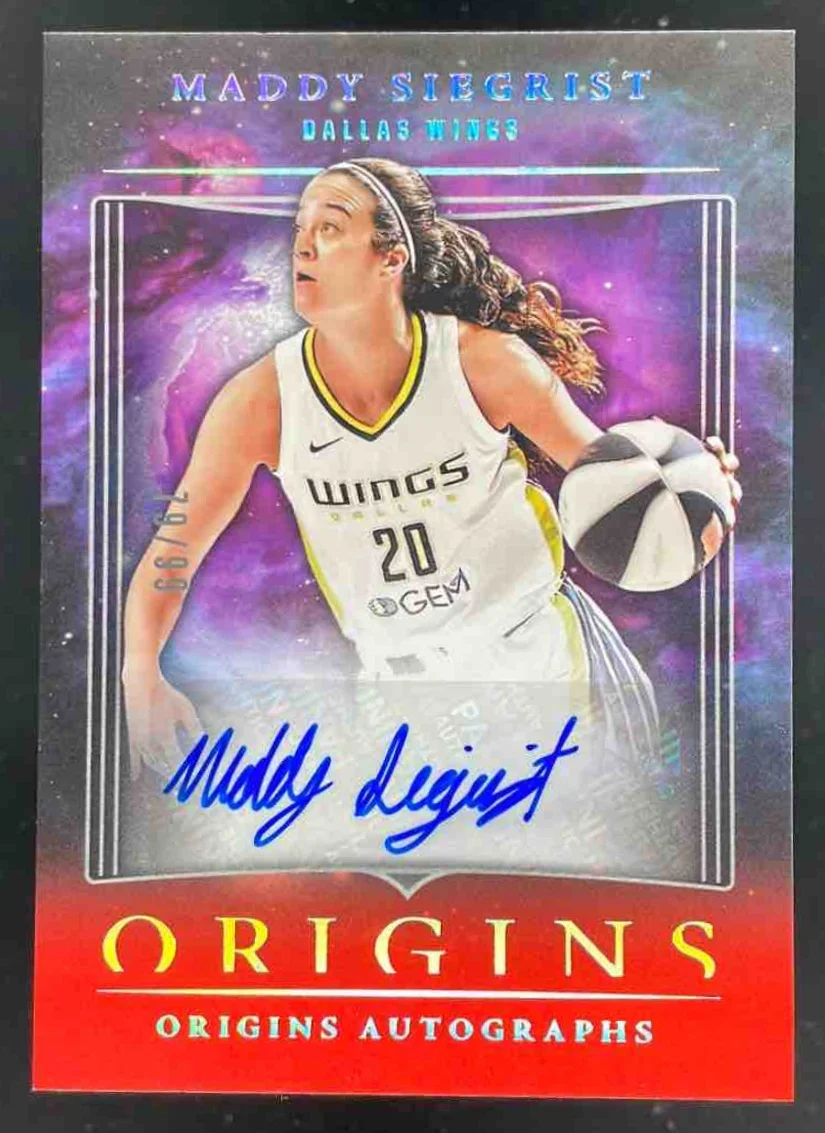 2024 Origins WNBA Origins Red #OA-MDS Maddy Siegrist Auto /99