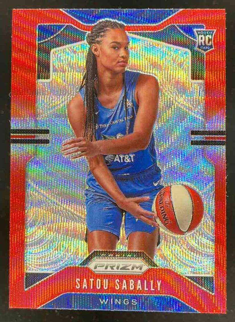 2020-21 Panini Prizm WNBA Ruby Wave Prizm #90 Satou Sabally RC