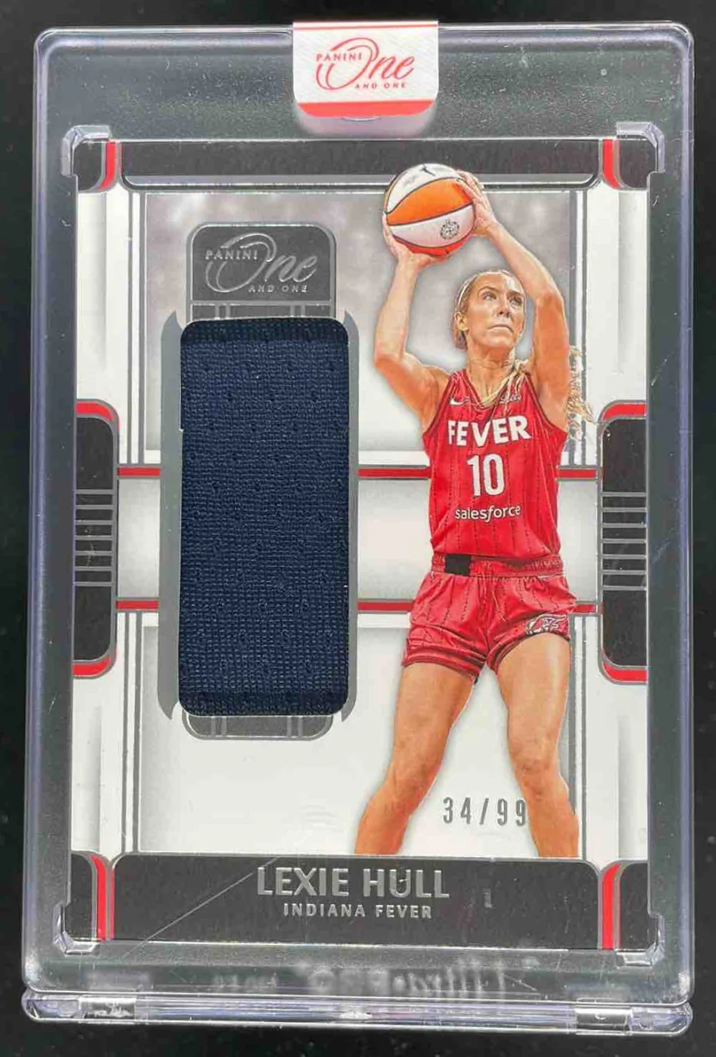 2025 Panini One and One WNBA Memorabilia #18 Lexie Hull /99